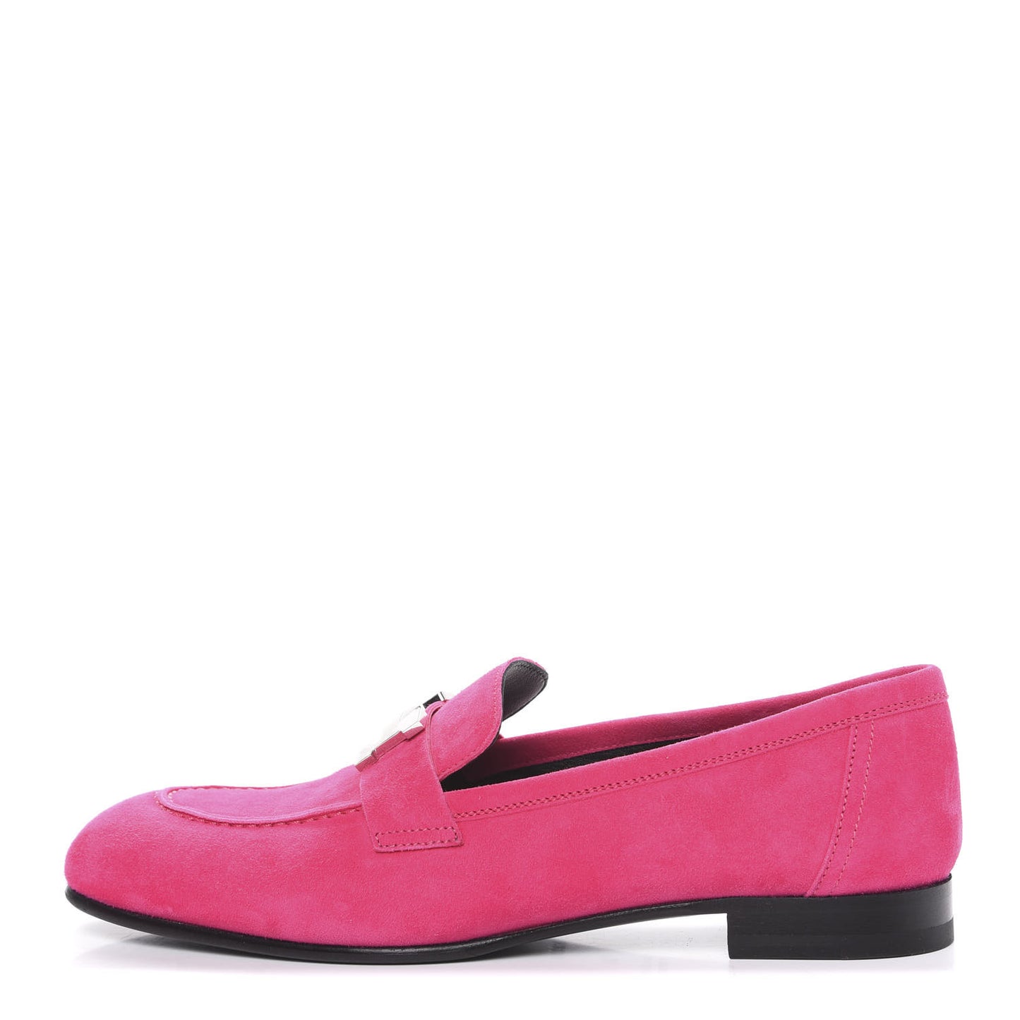 Suede Goatskin Paris Loafers 38 Rose Fuchsia