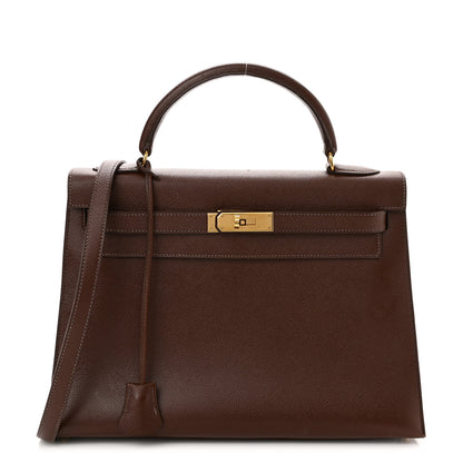 Hermes Courchevel Kelly Sellier 32 Noisette 1 of 12
