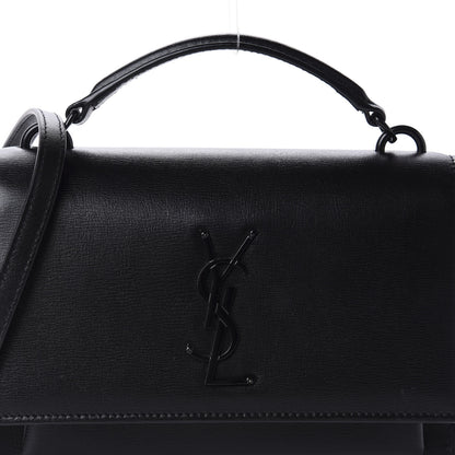 Saint Laurent Calfskin Monogram Sunset Chain Wallet Black 9 of 9