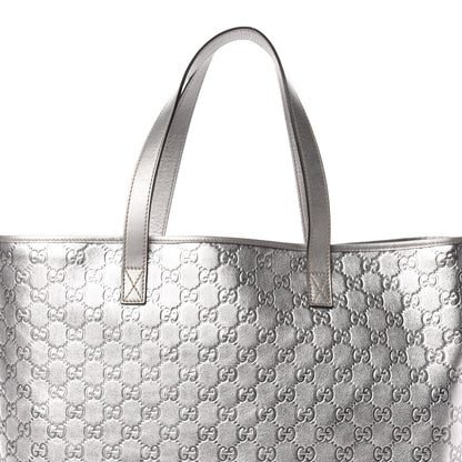 Gucci Guccissima Large Tote Silver 11 of 11