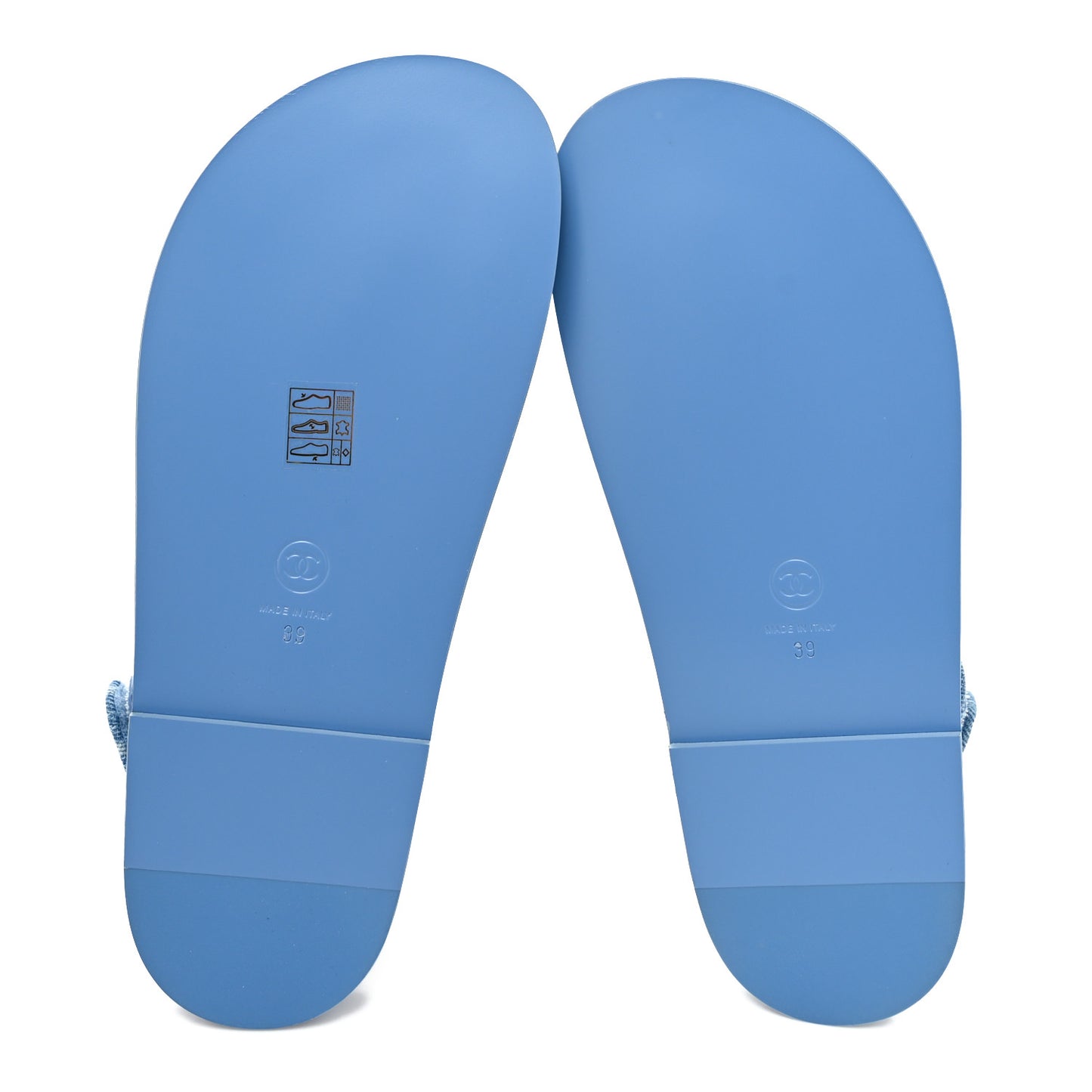 Denim CC Dad Sandals 39 Light Blue