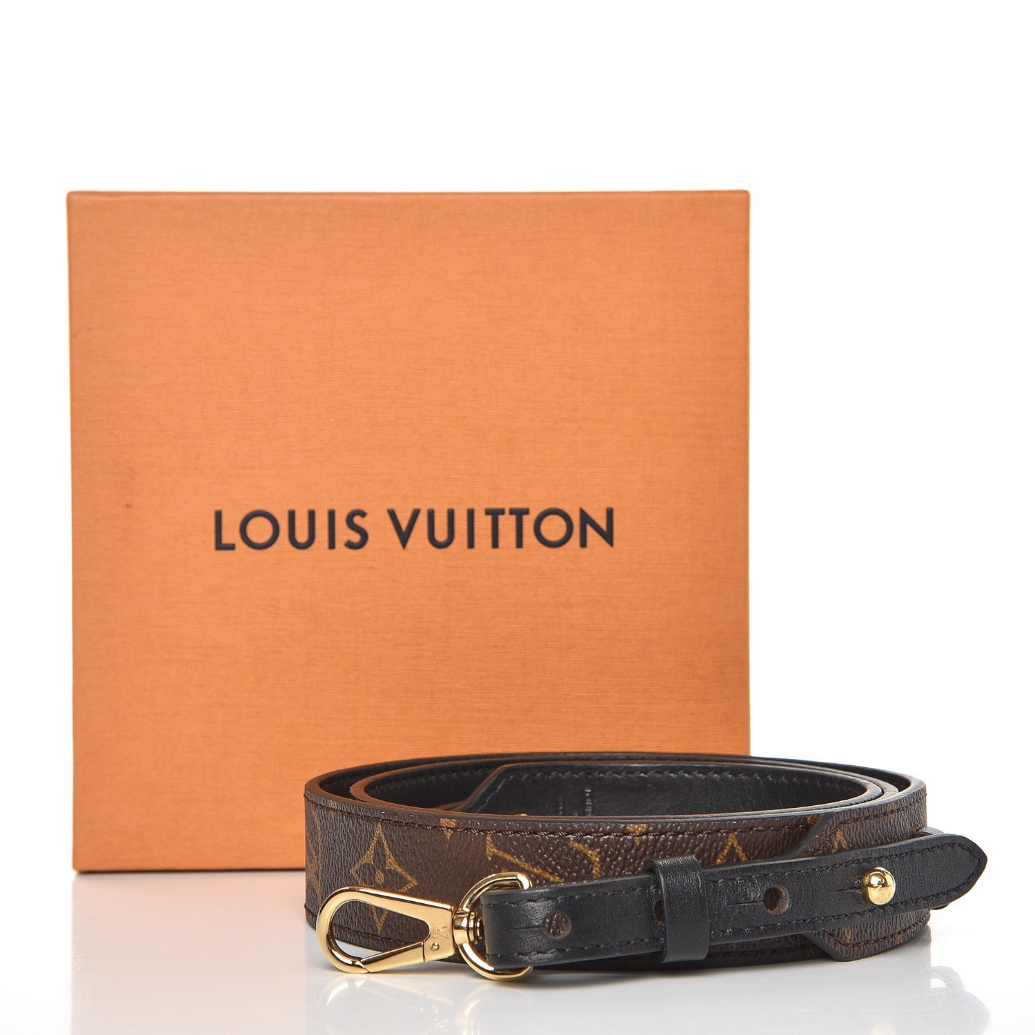 Louis Vuitton Monogram Bandouliere Shoulder Strap XL Black 5 of 5