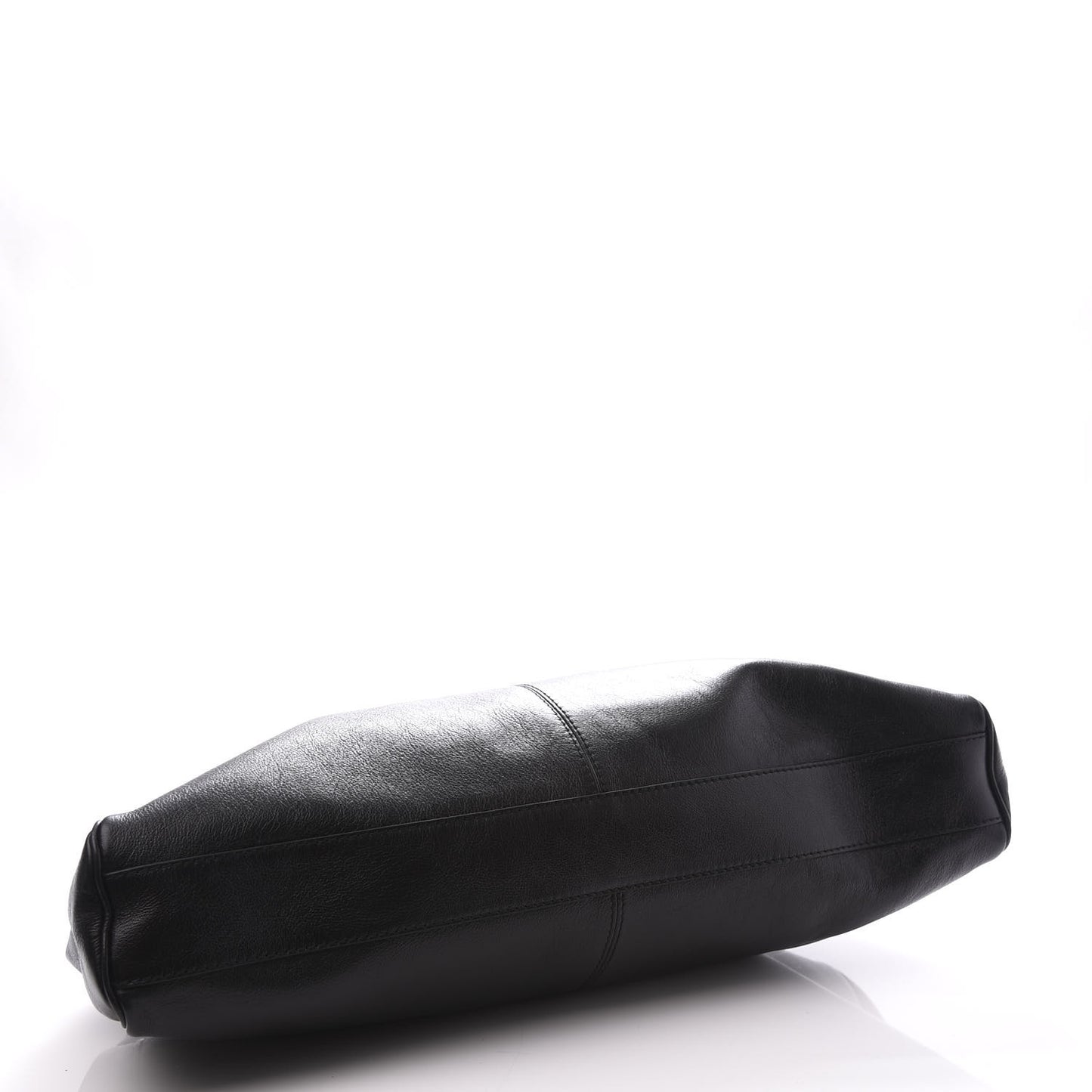 Calfskin Large Re(Belle) Top Handle Bag Black