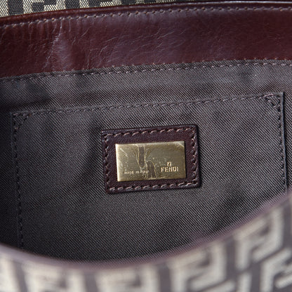 Fendi Zucchino Cuoio Ingrassato Compilation Hobo Testa di Moro Beige 6 of 10