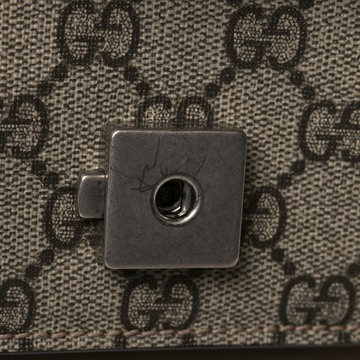 GG Supreme Monogram Mini Dionysus Shoulder Bag Taupe