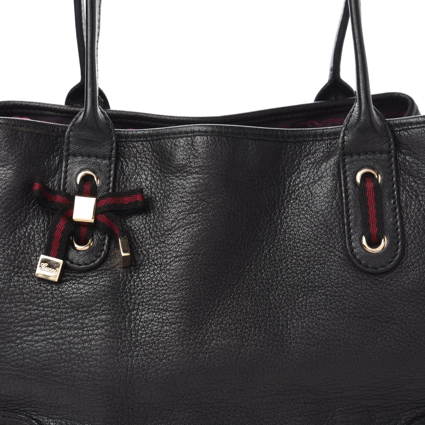 Calfskin Medium Princy Tote Black
