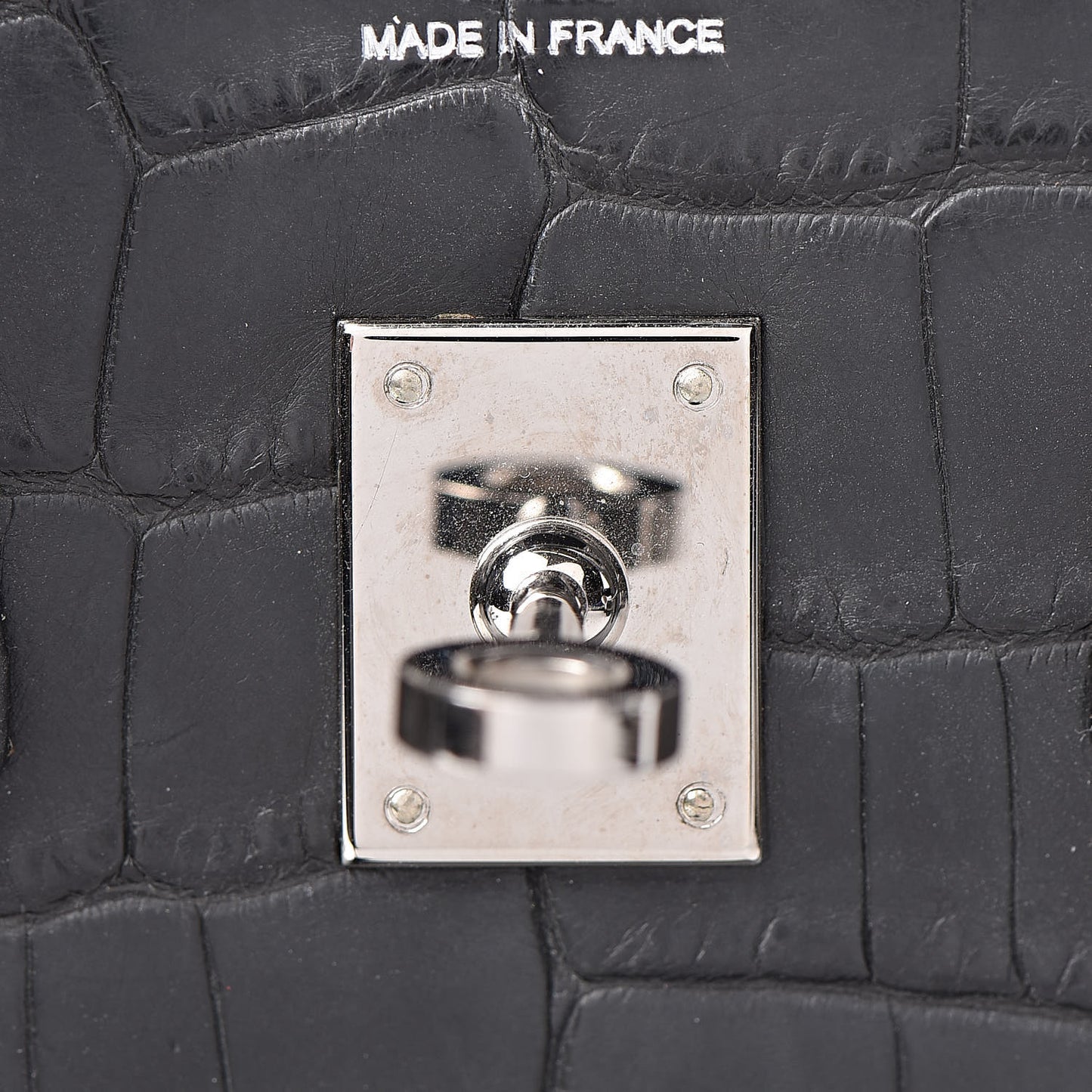 Matte Niloticus Crocodile Birkin 25 Graphite