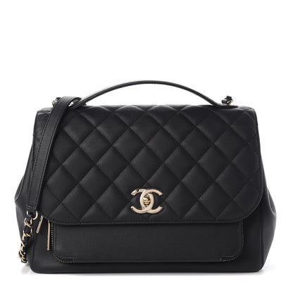 Chanel Caviar Quilted Large Business Affinity Flap Black 1 of 11