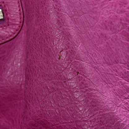 Balenciaga Agneau Giant 21 Silver Hardware Weekender Magenta 18 of 32