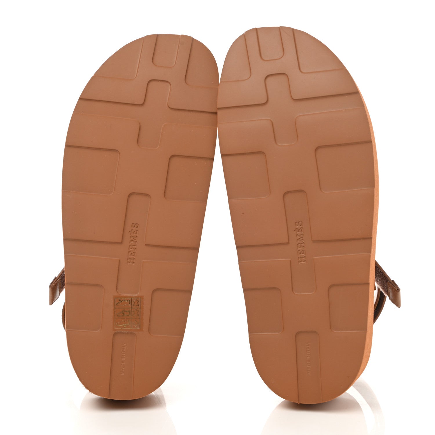 Hermes Calfskin Womens Enid Sandals 38 Naturel 5 of 10