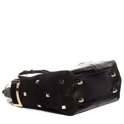 Jimmy Choo Crinkled Patent Small Anabel Crossbody Black 4 of 7