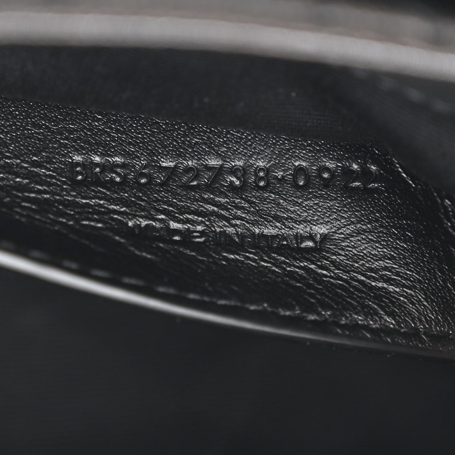 Lambskin Quilted Monogram Mini Nolita Black