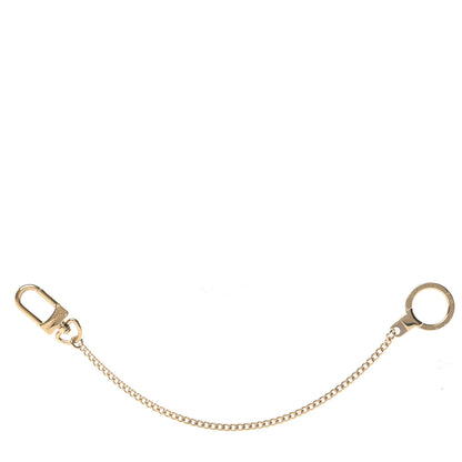 Louis Vuitton Metal Pochette Extender Key Ring Chain Gold 1 of 5