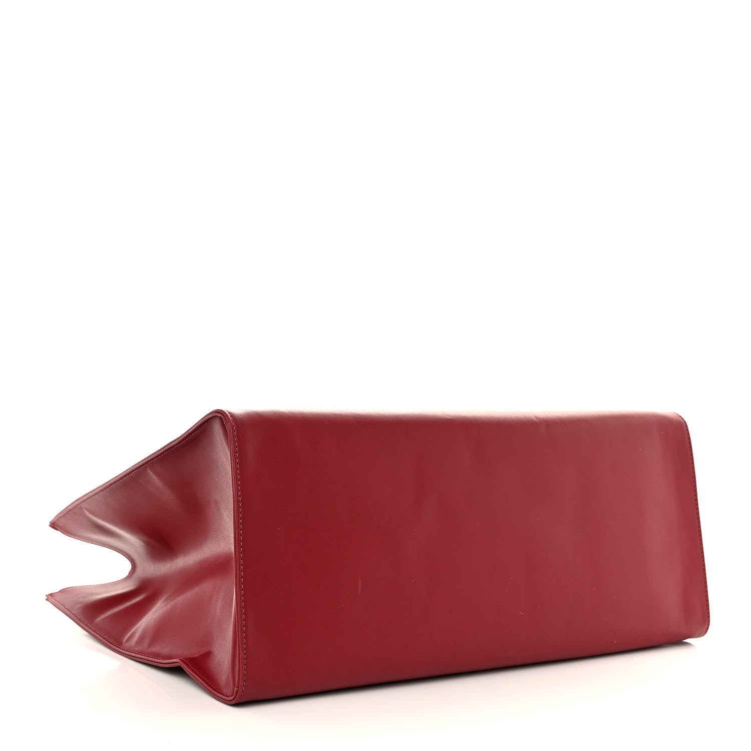 Telfar Vegan Leather Large Shopping Bag Oxblood 4 of 11