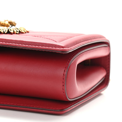 Dolce & Gabbana Calfskin Medium Devotion Crossbody Bag Red 10 of 10