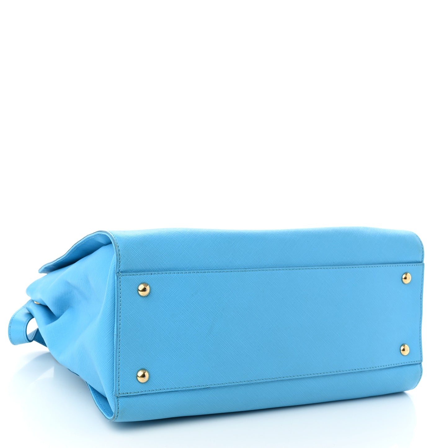 Printed Calfskin Beky Tote Cielo