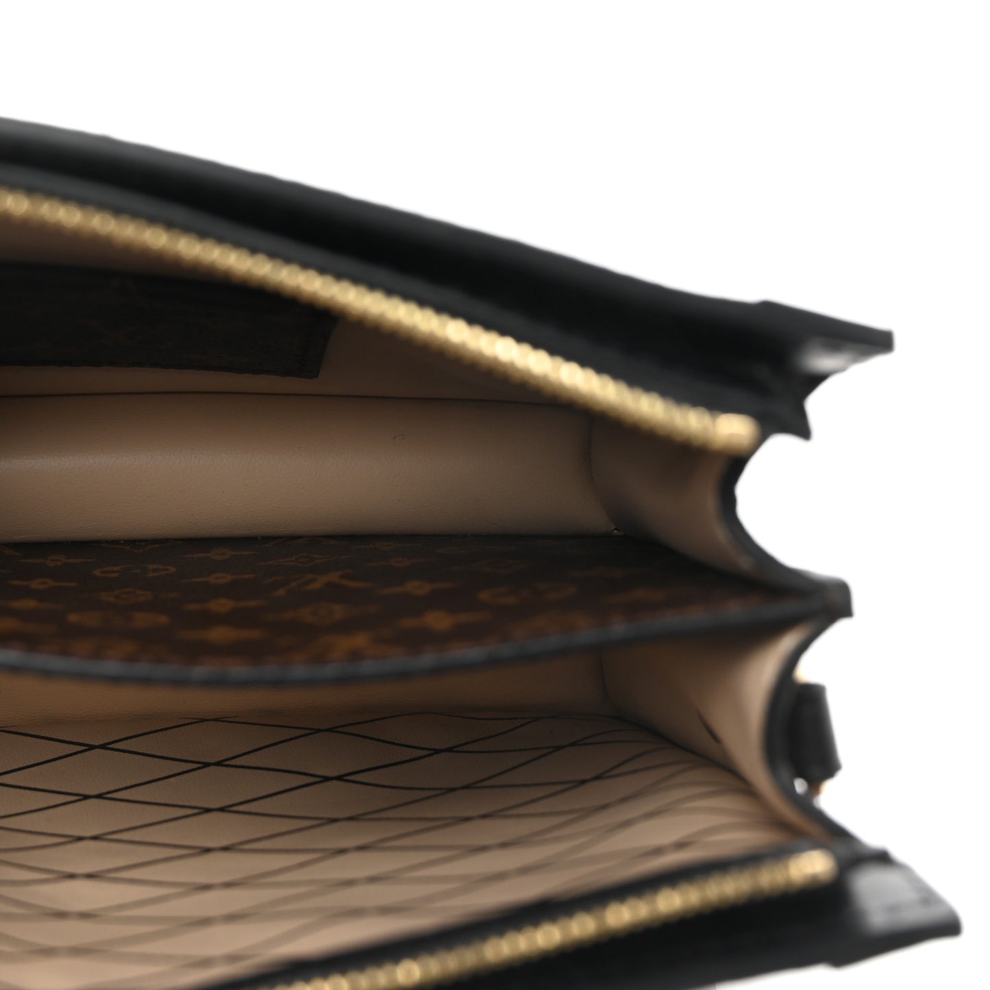 Reverse Monogram Trunk Clutch