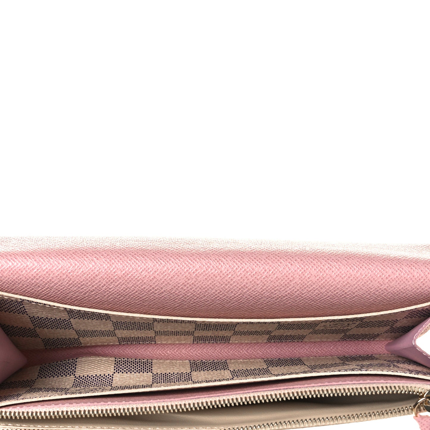 Damier Azur Emilie Wallet Rose Ballerine