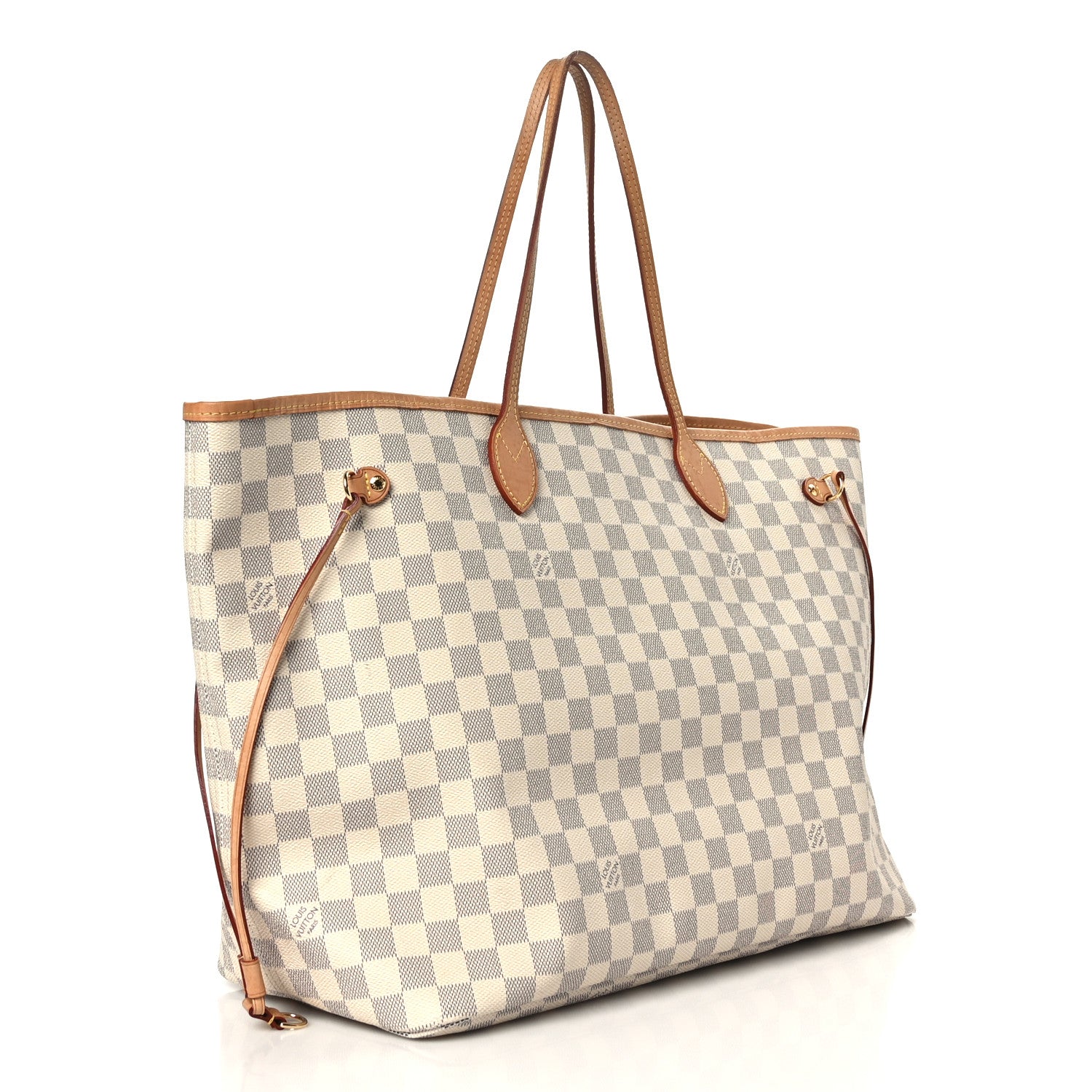 Louis Vuitton Damier Azur Neo Neverfull GM Rose Ballerine 3 of 8
