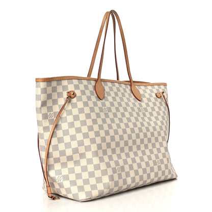 Louis Vuitton Damier Azur Neo Neverfull GM Rose Ballerine 3 of 8