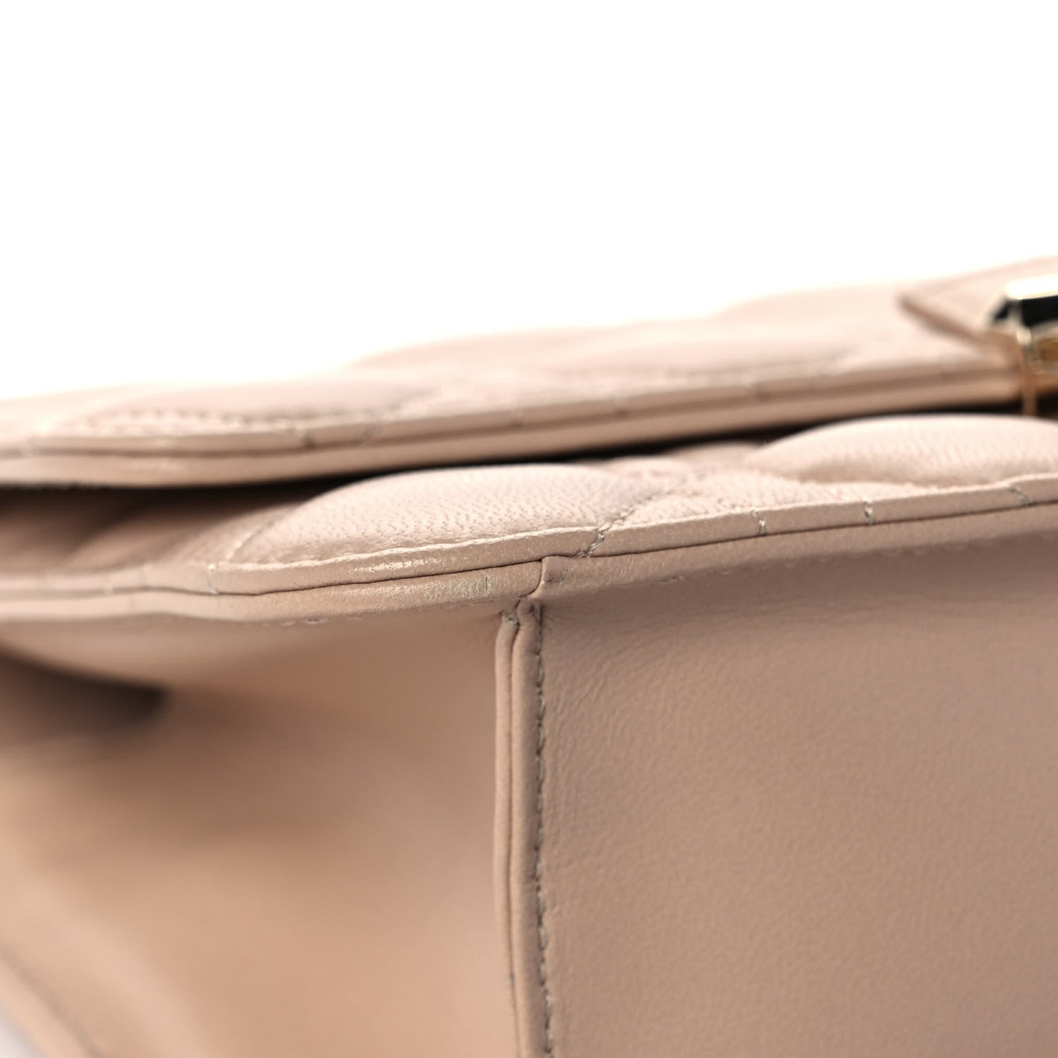 Christian Dior Lambskin Cannage Miss Dior Promenade Pouch Beige 13 of 14