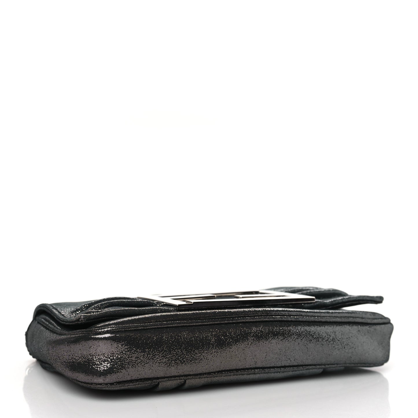Metallic Calfskin Mia Pochette Silver