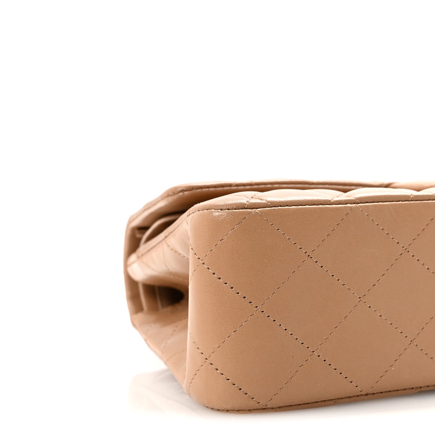 Chanel Lambskin Quilted Medium Double Flap Brown 9 of 10