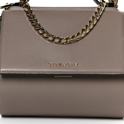 Givenchy Textured Calfskin Mini Pandora Box Chain Crossbody Bag Mastic 8 of 10