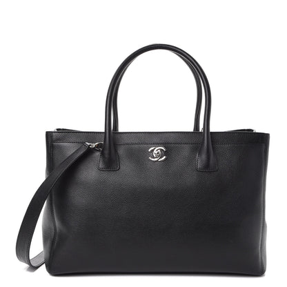 Chanel Calfskin Cerf Executive Shopper Tote Black 1 of 6