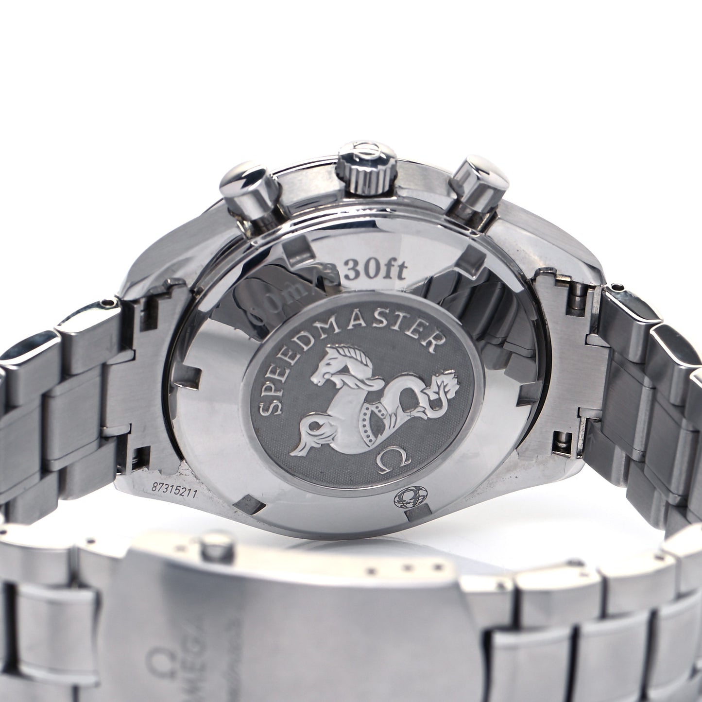 Stainless Steel 40mm Speedmaster Date Chronograph Automatic Watch Grey 323.30.40.40.06.001