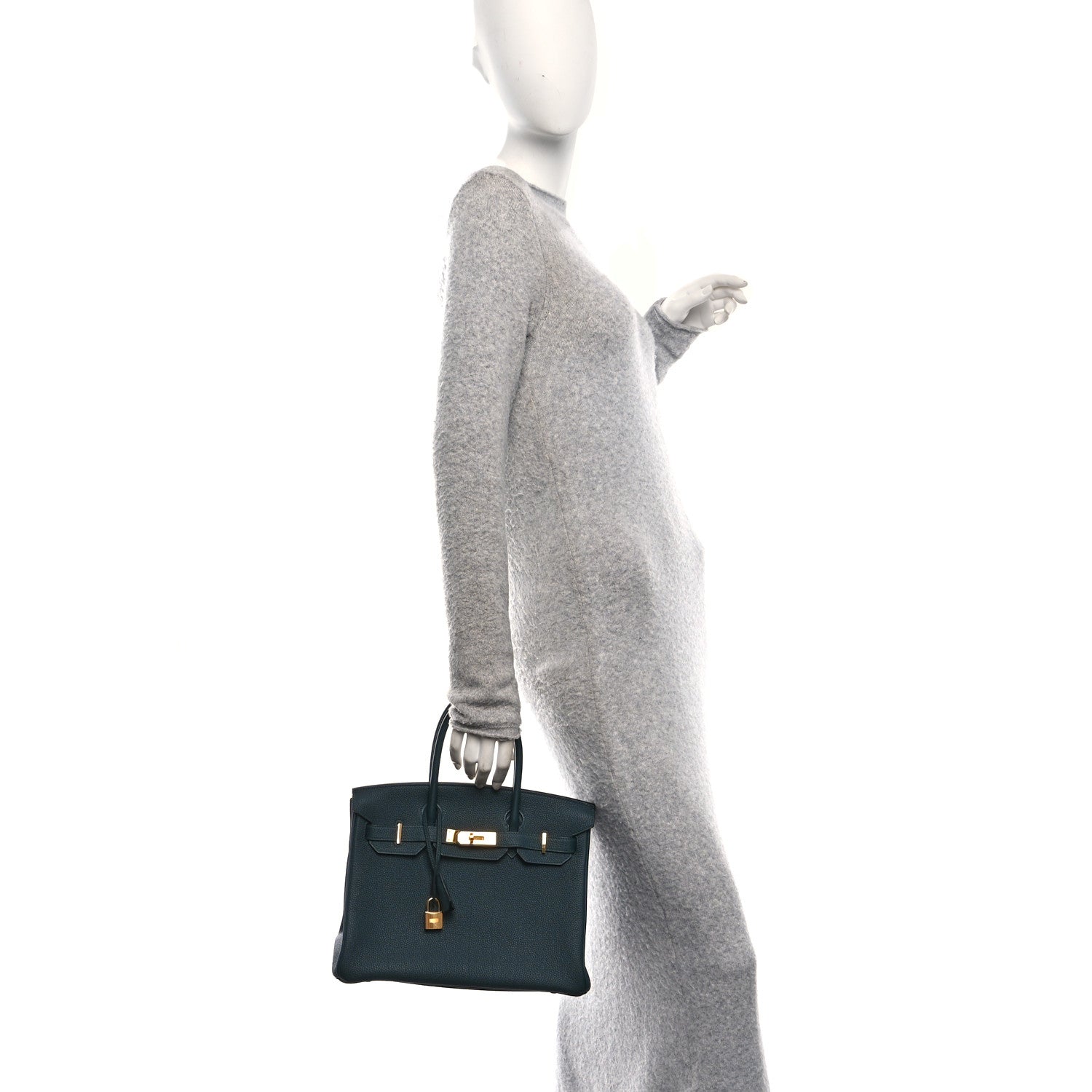 Hermes Togo Birkin 30 Vert Cypress 2 of 10