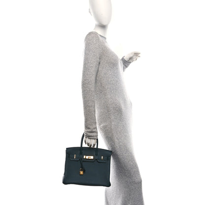 Hermes Togo Birkin 30 Vert Cypress 2 of 10