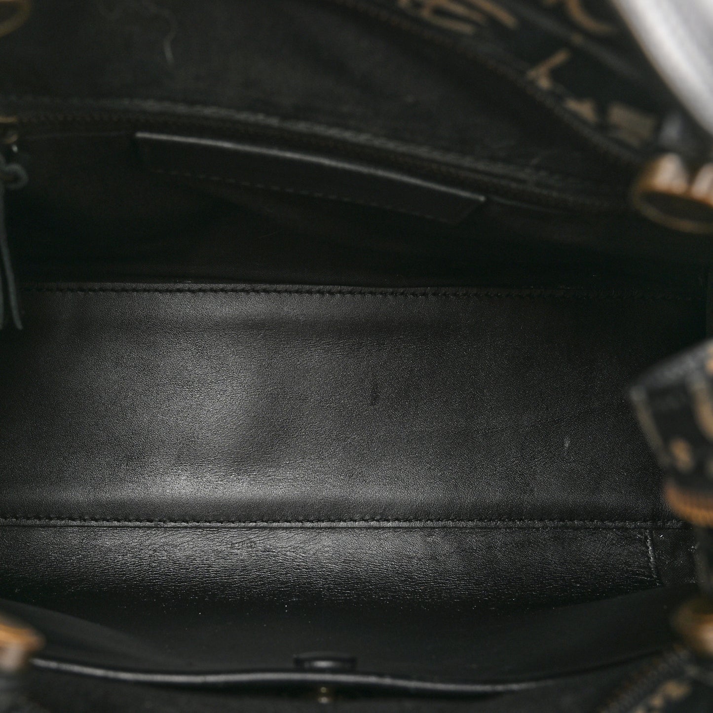 Calfskin Love Perforated Blackout Hardware S City Black
