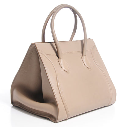 Celine Supple Calfskin Medium Phantom Luggage Beige 3 of 9
