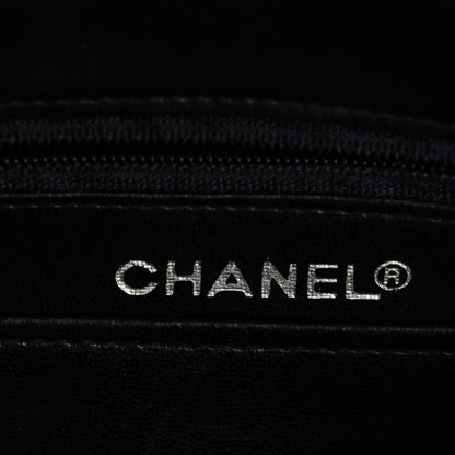 Chanel Lambskin Chevron Quilted Camera Case Black 6 of 8