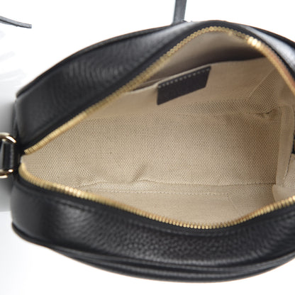 Gucci Pebbled Calfskin Small Soho Disco Bag Black 5 of 9