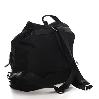 Prada Tessuto Nylon Saffiano Medium Backpack Black 5 of 16