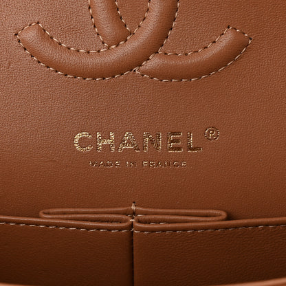 Chanel Lambskin Quilted Small Double Flap Brown 6 of 11