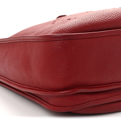Hermes Taurillon Clemence EVELYNE III PM Rubis 9 of 11