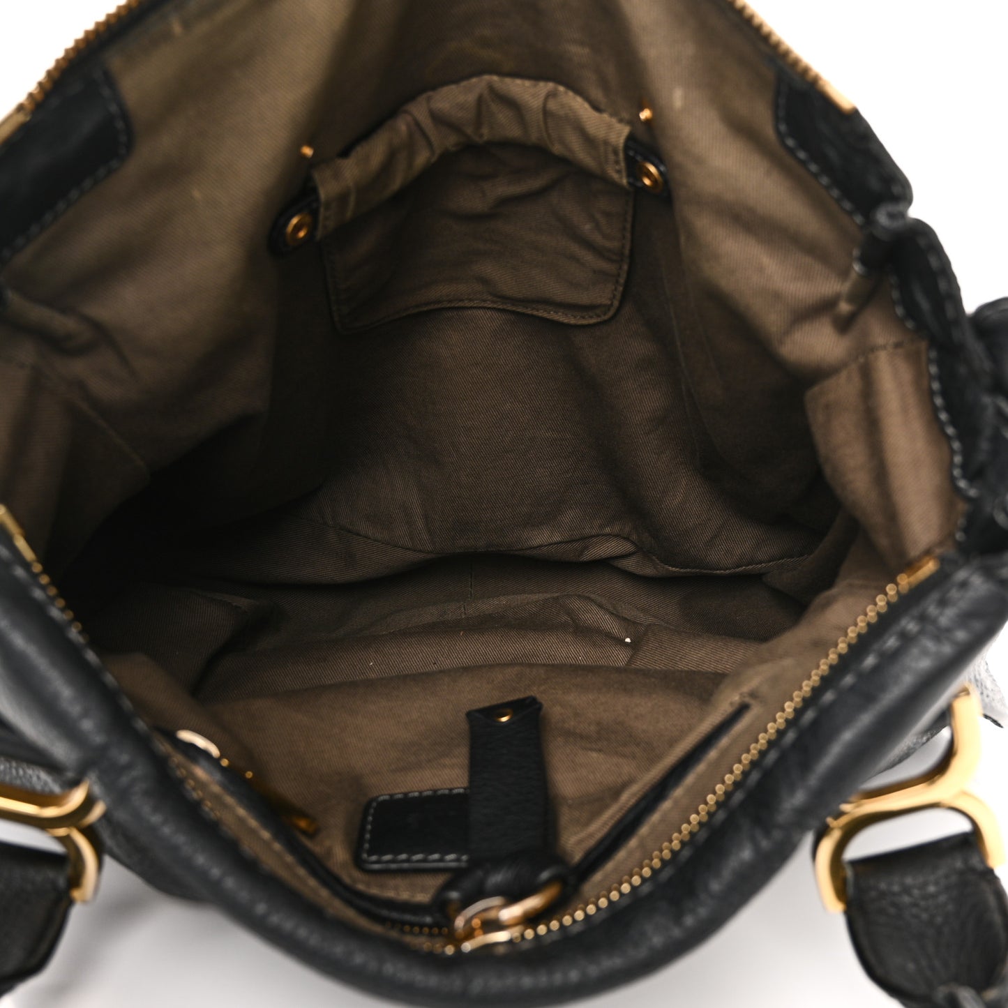 Calfskin Medium Marcie Satchel Black