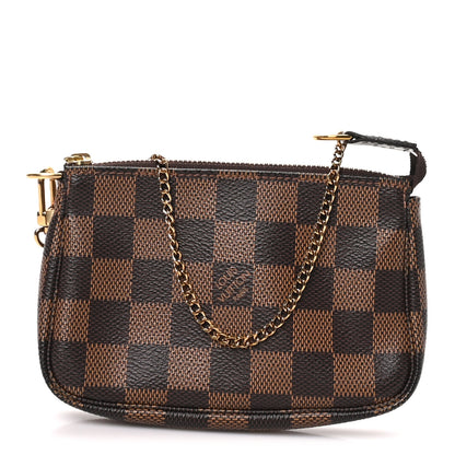 Louis Vuitton Damier Ebene Mini Pochette Accessories 1 of 8
