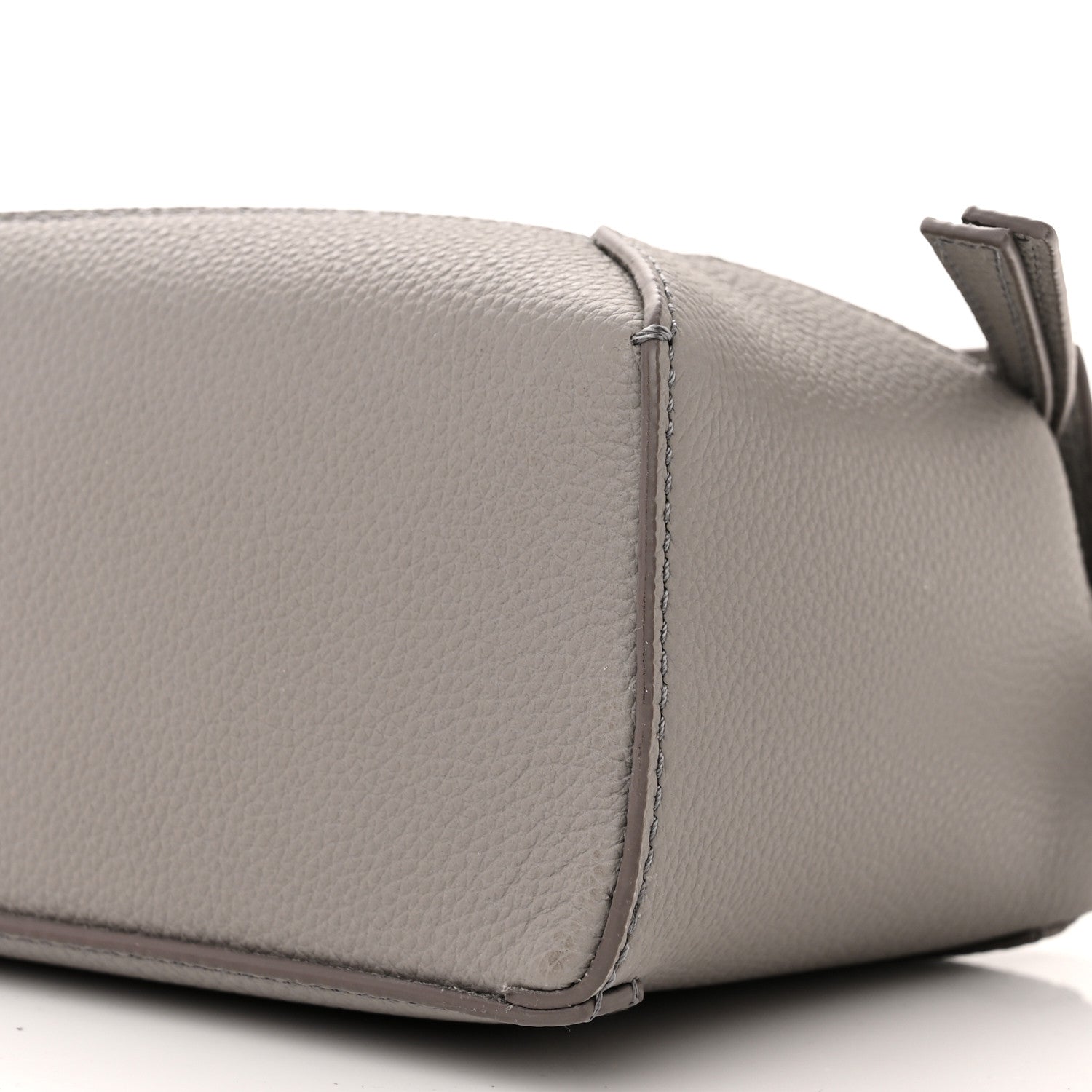 Loewe Soft Grained Calfskin Mini Puzzle Edge Bag Pearl Grey 10 of 10