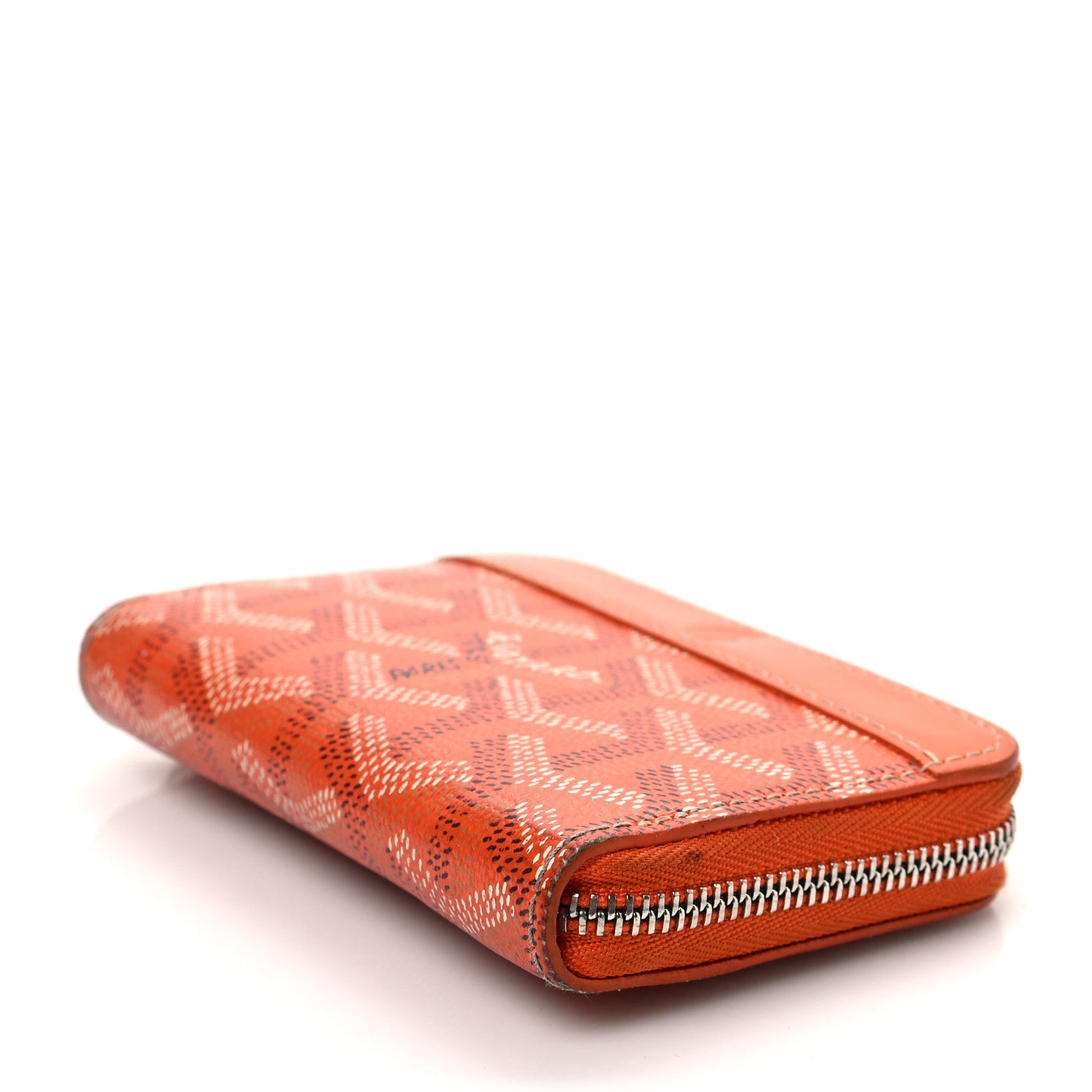Goyard Goyardine Matignon PM Wallet Orange 7 of 8