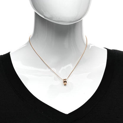 Louis Vuitton 18K Pink Gold Empreinte Pendant Necklace 2 of 5