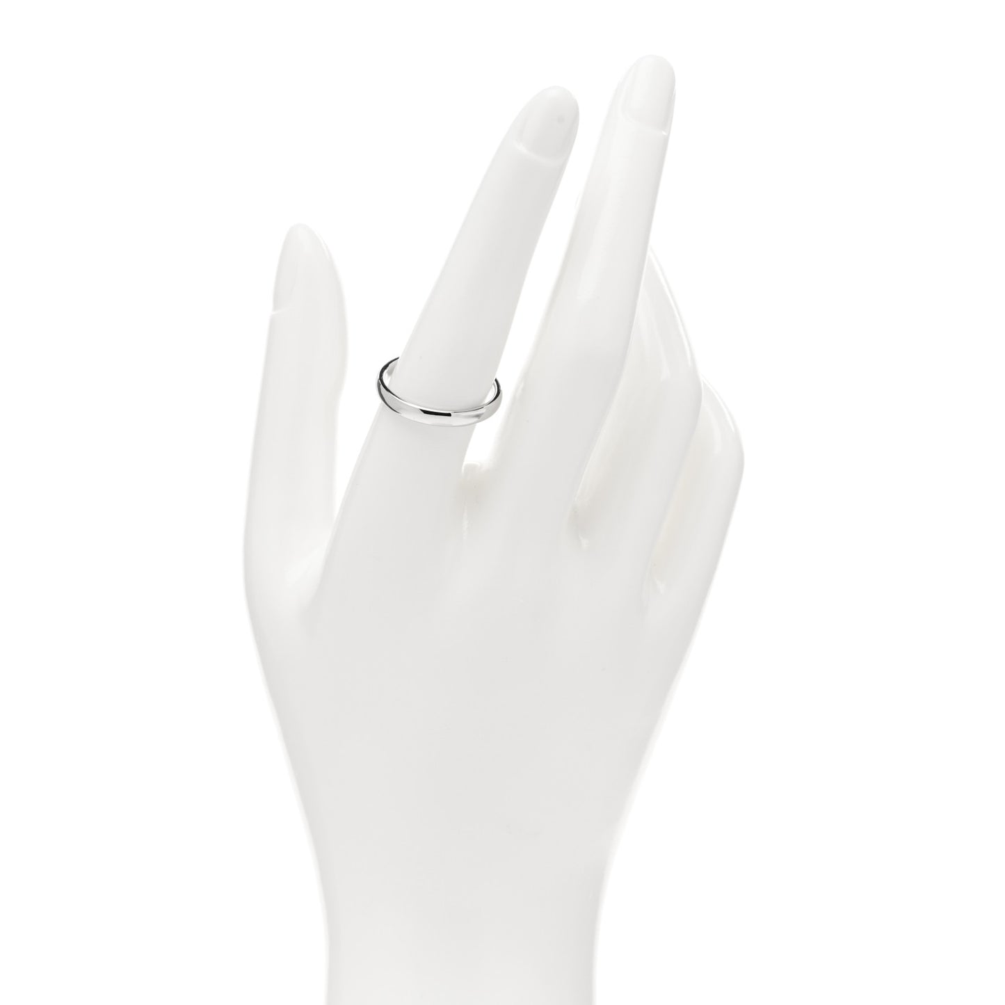 Platinum 3mm Classic Wedding Band Ring 58 8.25