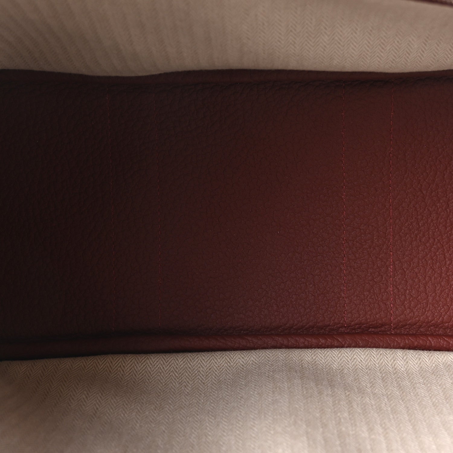 Hermes Vache Country Garden Party 30 TPM Rouge H 5 of 11