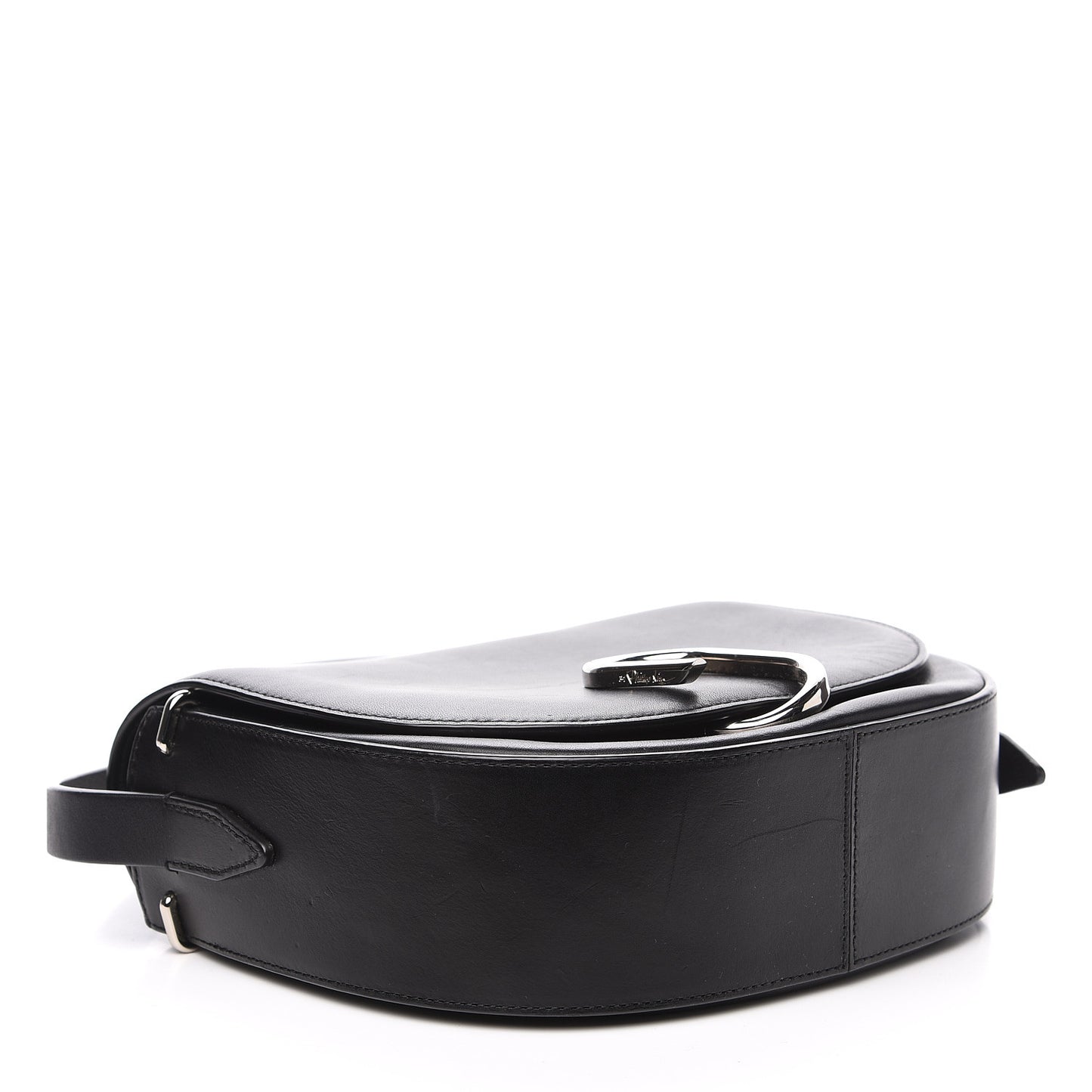 3.1 Calfskin Alix Saddle Crossbody Bag Black
