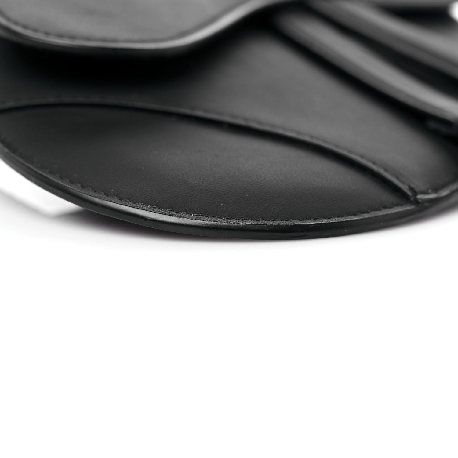 Christian Dior Ultra Matte Calfskin Saddle Belt Bag Black 6 of 11