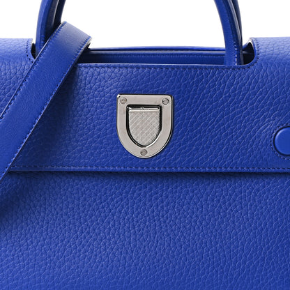 Christian Dior Grained Calfskin Mini Diorever Flap Blue 8 of 11