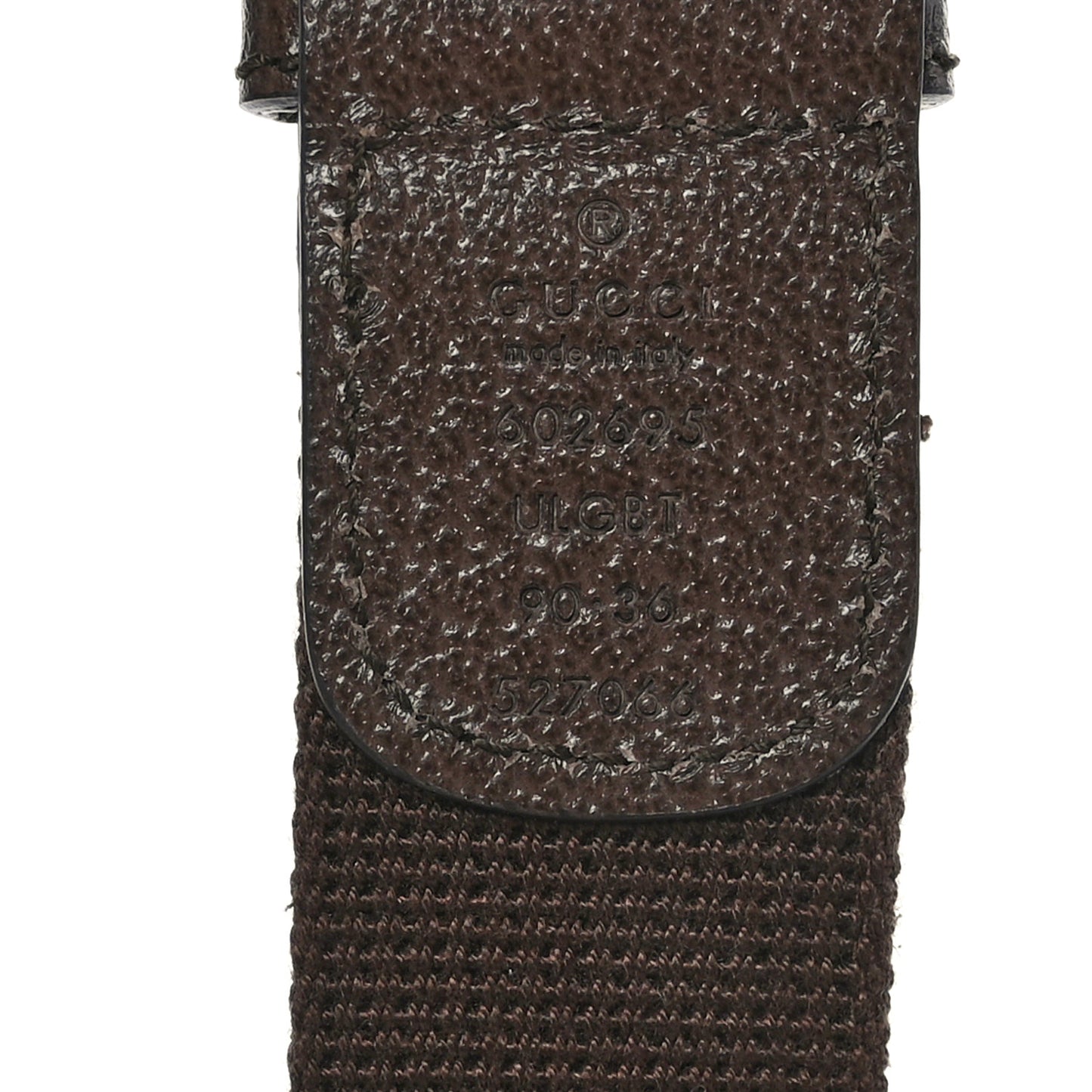 Textured Dollar Calfskin Gucci 100 Aria Belt Bag 90 36 New Acero Multicolor